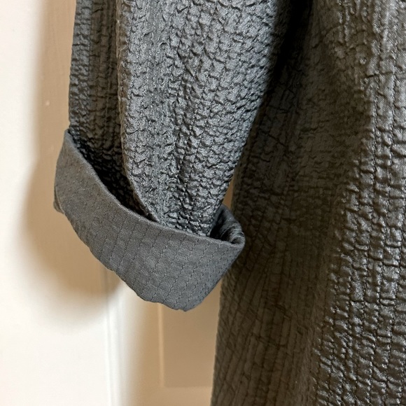 Eileen Fisher Mandarin Collared Silk Evening Jacket - Picture 7 of 9